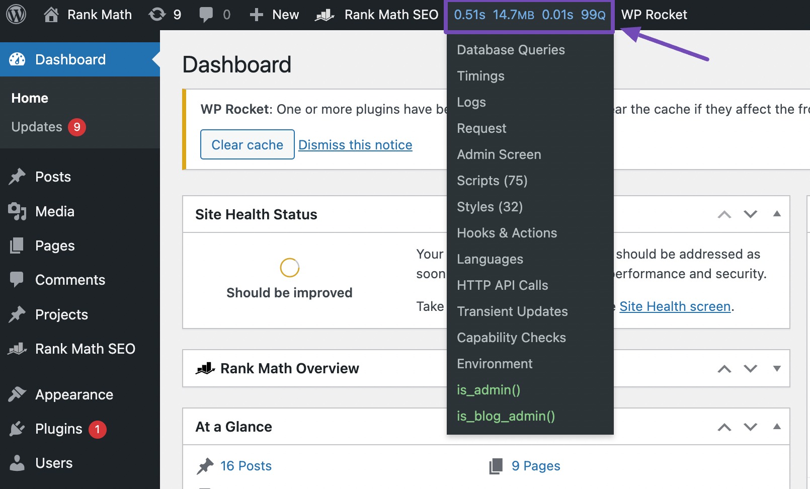 WordPress Dashboard Demo