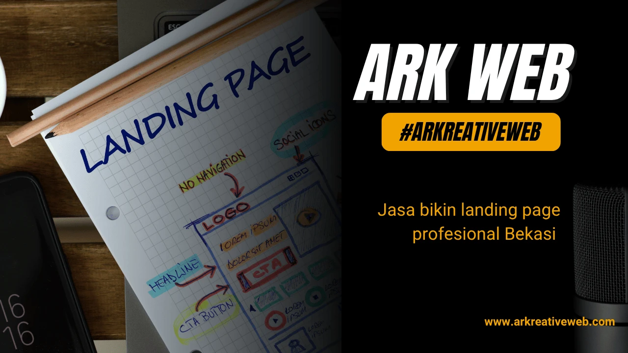 Jasa bikin landing page profesional Bekasi