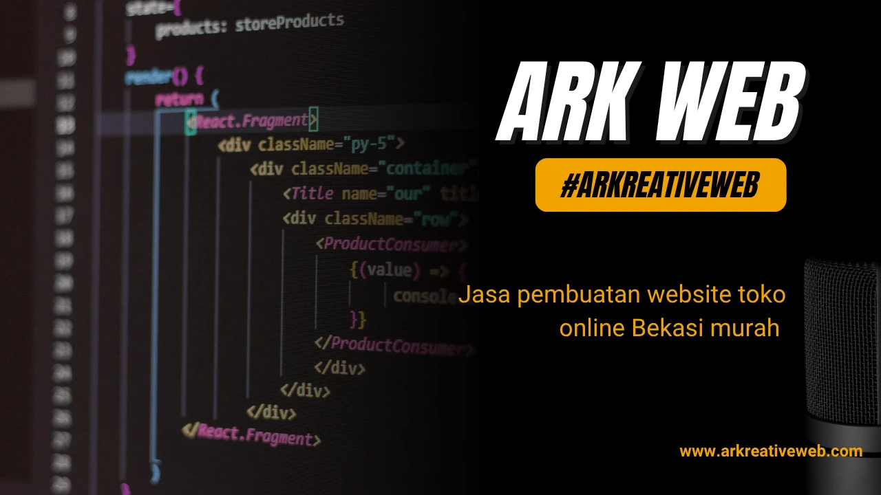 Jasa pembuatan website toko online Bekasi murah