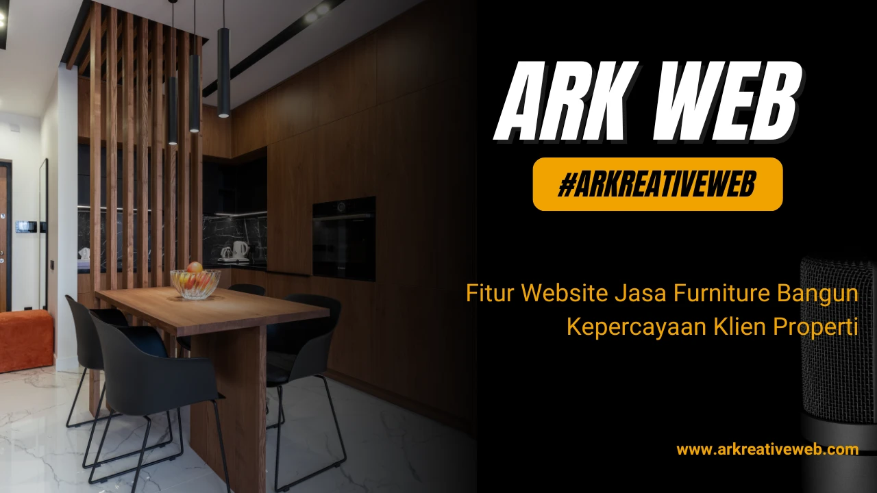 Fitur Website Jasa Furniture Bangun Kepercayaan Klien Properti