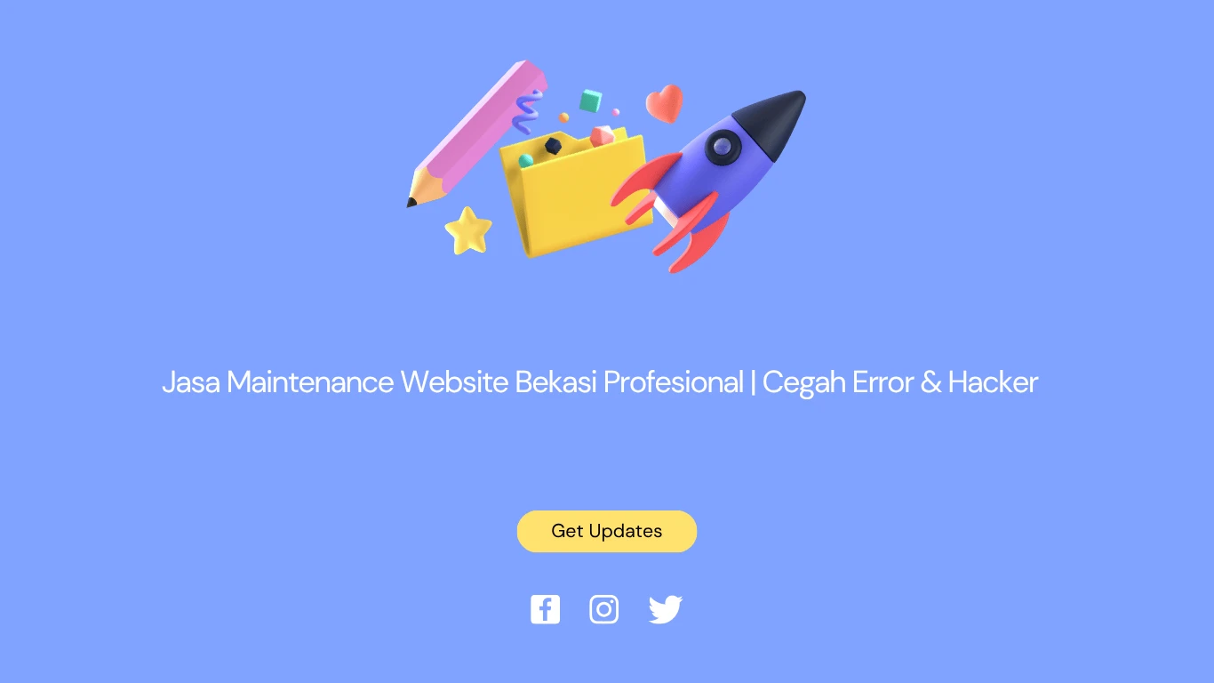 Jasa Maintenance Website Bekasi Profesional | Cegah Error & Hacker