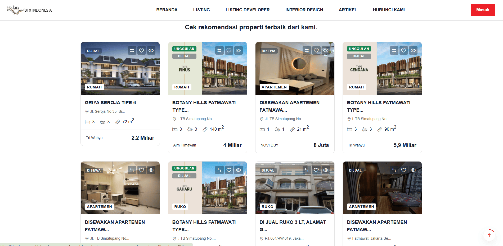 BTX Indonesia – Solusi Pintar untuk Listing Properti