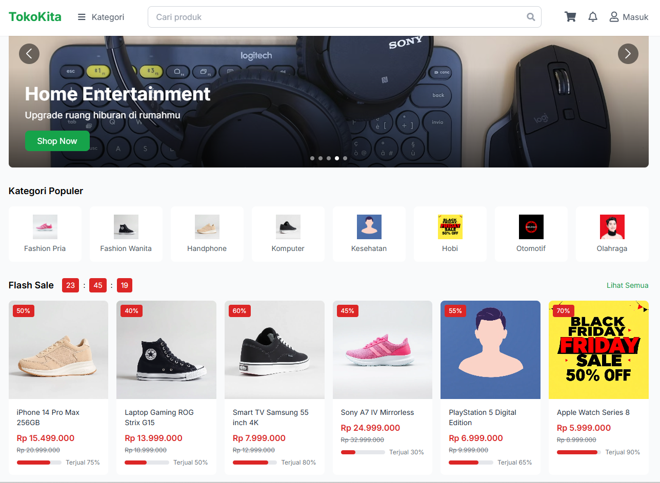 Template Website Toko Online Premium Terpopuler (Dijamin Cuan!)