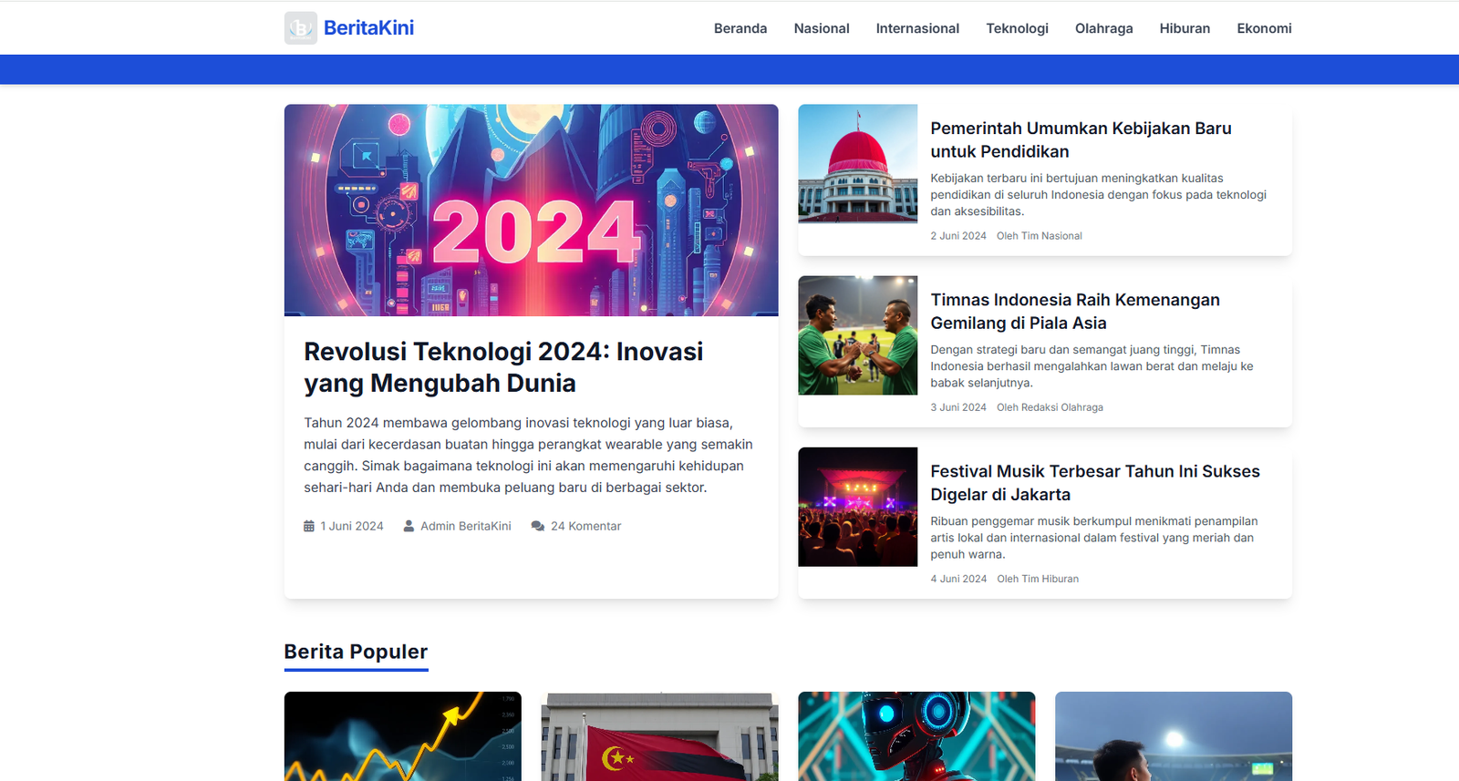 Website Portal Berita/News
